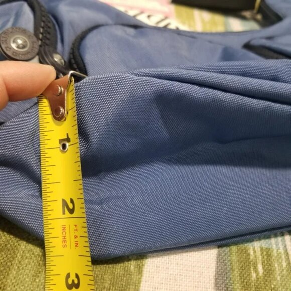 🐒Kipling Women's Rikka Shoulder Bag In Blue Lover🐒 - Picture 4 of 7